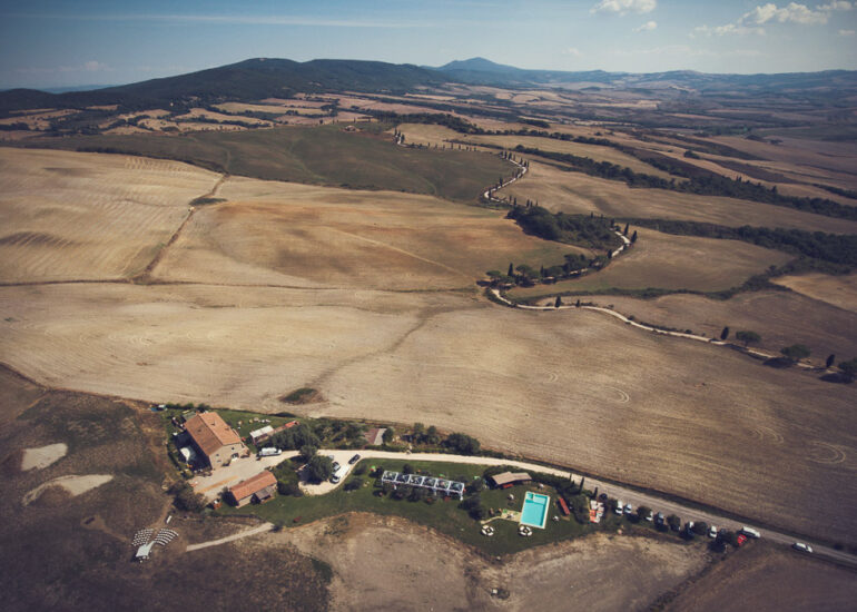 Tuscany drone photo